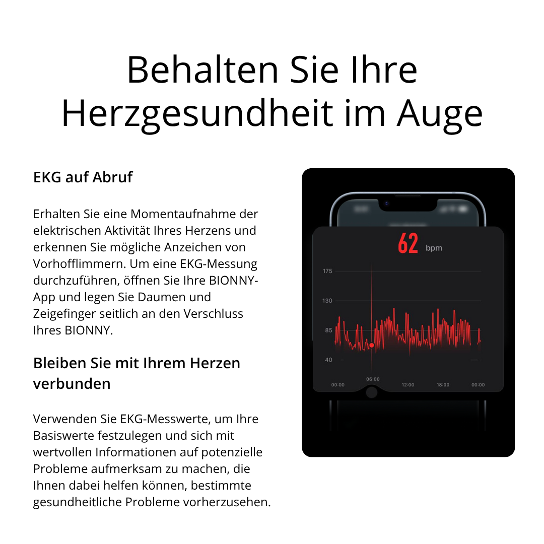 Bionny 4.0 - Das biometrische Gesundheitsband, das deinen Körper besser versteht als du selbst.